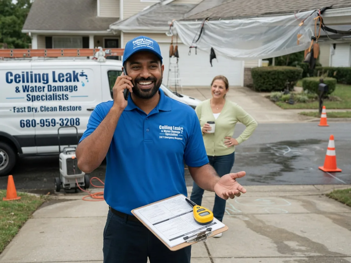 Ceiling Leak Cleanup Burfordville, MO FAQs